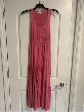 Sundry Sleeveless Tiered Maxi Dress